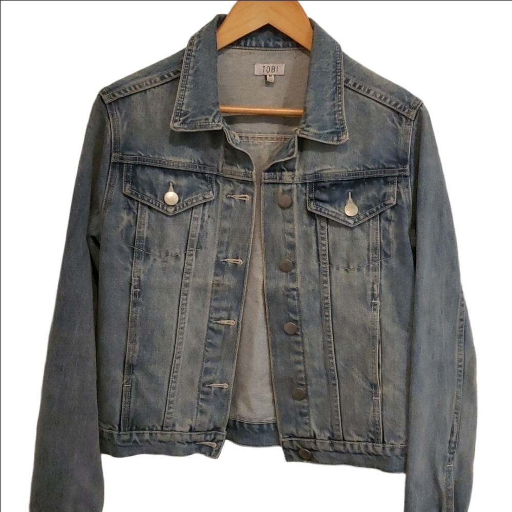 Tobi distressed denim jacket